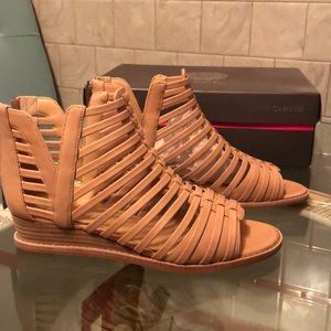 Vince camuto leather gladiator sandals